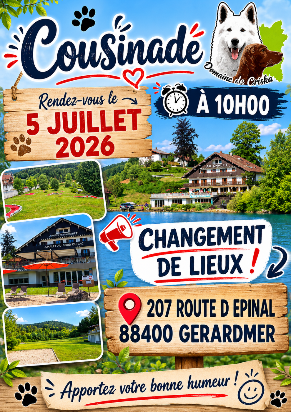 5 Juillet 2026 cousinade :)